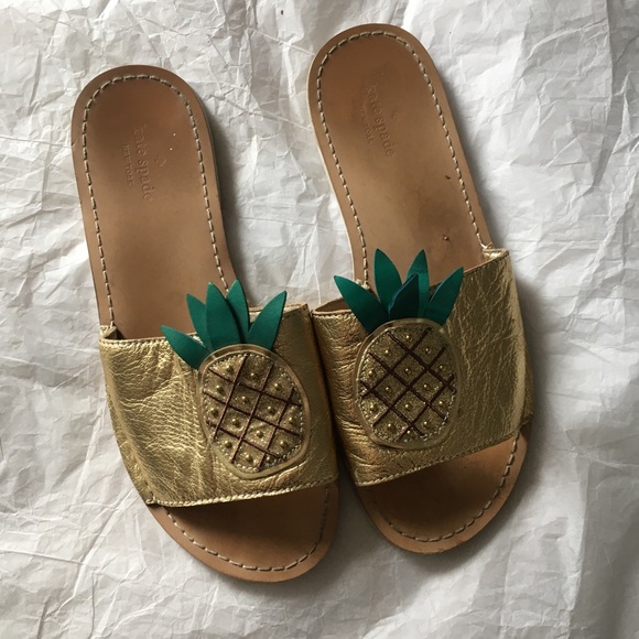 Kate Spade | Ibis Pineapple Slide Sandal - Picture 3 of 12